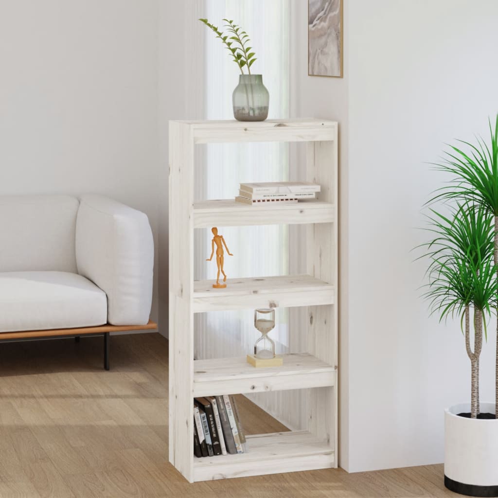 Libreria/Divisorio Ambra 60X30X103,5 Cm Legno Massello Di Pino