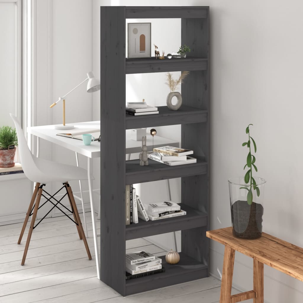 Libreria/Divisorio Ambra 60X30X103,5 Cm Legno Massello Di Pino