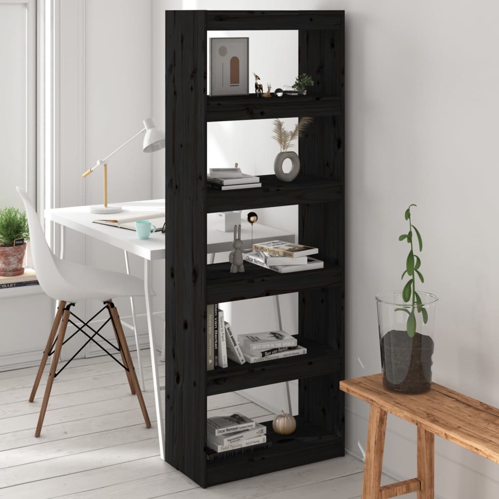 Libreria/Divisorio Ambra 60X30X103,5 Cm Legno Massello Di Pino