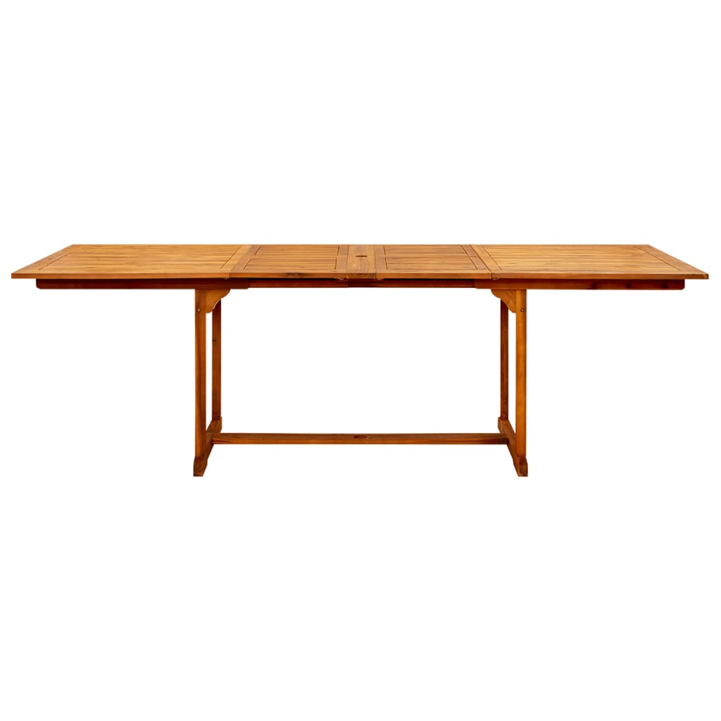 Tavolo Da Pranzo Per Esterni (160-240)X100X75Cm Massello Acacia