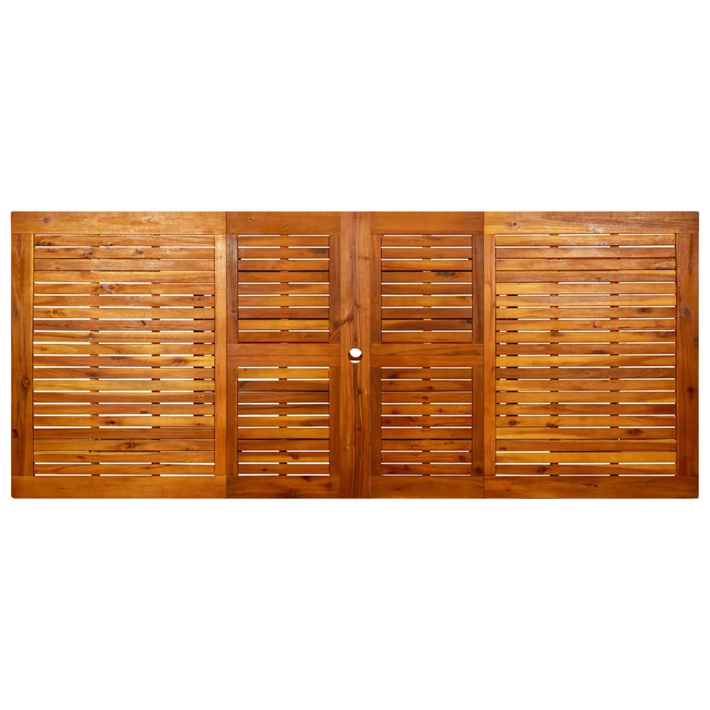 Tavolo Da Pranzo Per Esterni (160-240)X100X75Cm Massello Acacia