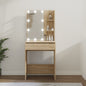 Tavolo Da Trucco 60 X 40 X 140 Cm Legno Multistrato