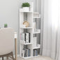 Libreria Bianca 86X25,5X140 Cm In Legno Multistrato Bianco