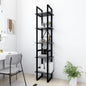 Libreria A 5 Ripiani Bianca 40X30X175 Cm In Legno Multistrato