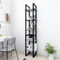 Libreria A 5 Ripiani Bianca 40X30X175 Cm In Legno Multistrato