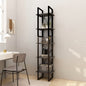 Libreria A 5 Ripiani Bianca 100X30X175 Cm In Legno Di Pino