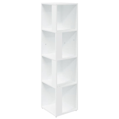 Armadio Angolare Bianco 33X33X132 Cm In Truciolato Bianco