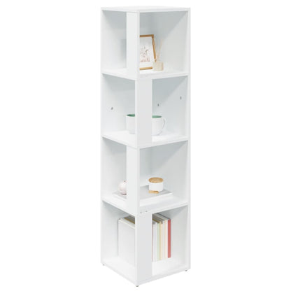 Armadio Angolare Bianco 33X33X132 Cm In Truciolato Bianco