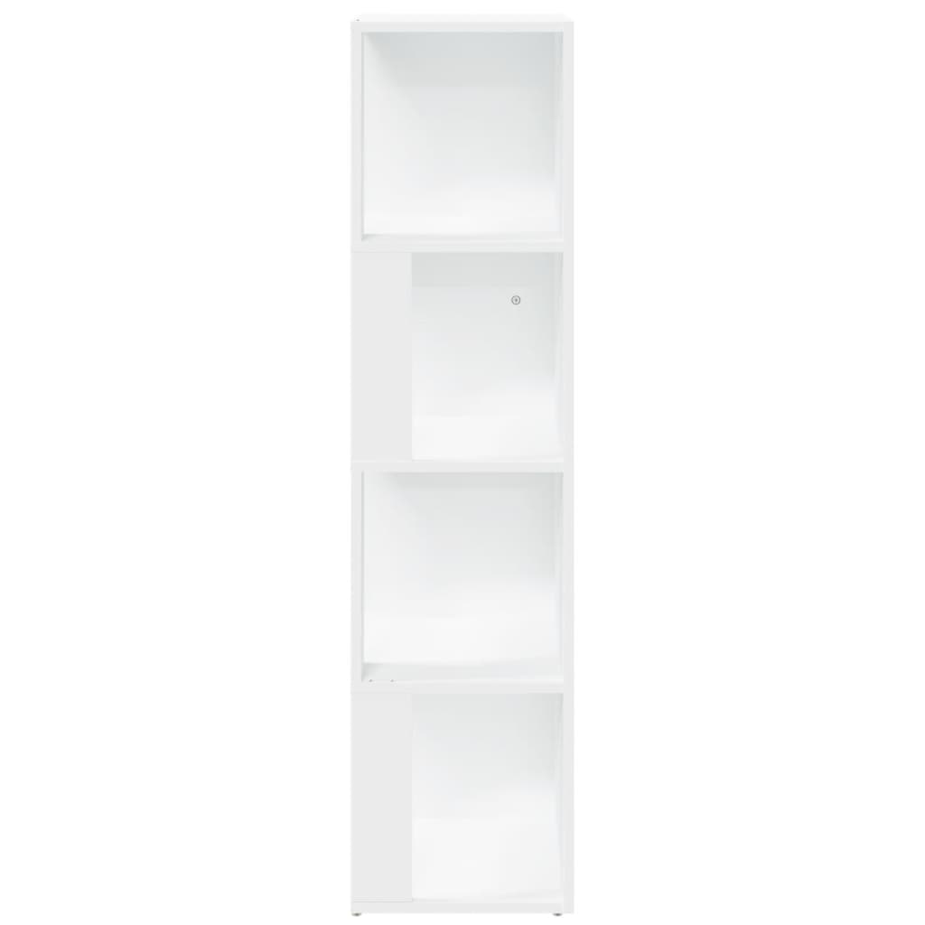 Armadio Angolare Bianco 33X33X132 Cm In Truciolato Bianco