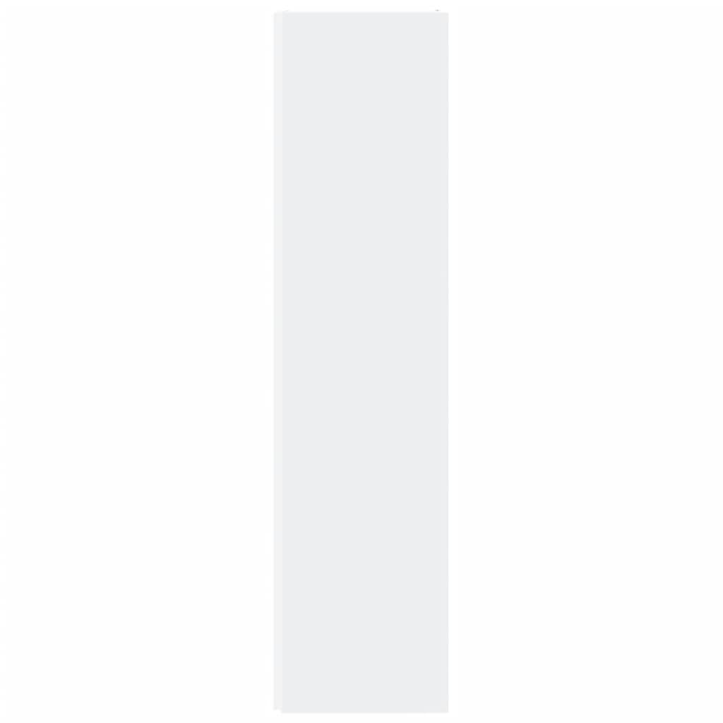 Armadio Angolare Bianco 33X33X132 Cm In Truciolato Bianco