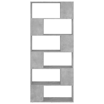 Libreria/Divisorio In Truciolato Grigio Cemento