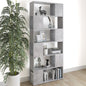 Libreria/Divisorio In Truciolato Grigio Cemento