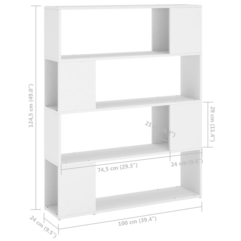 Libreria/Divisorio Bianco