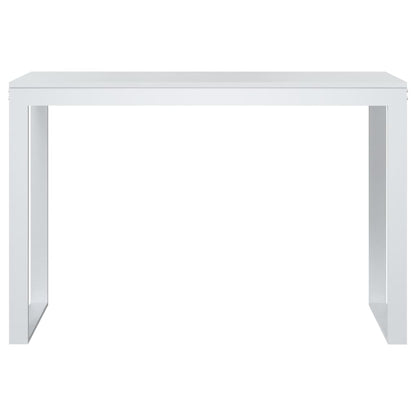 Scrivania Per Computer Bianca 110X60X73 Cm In Legno Multistrato