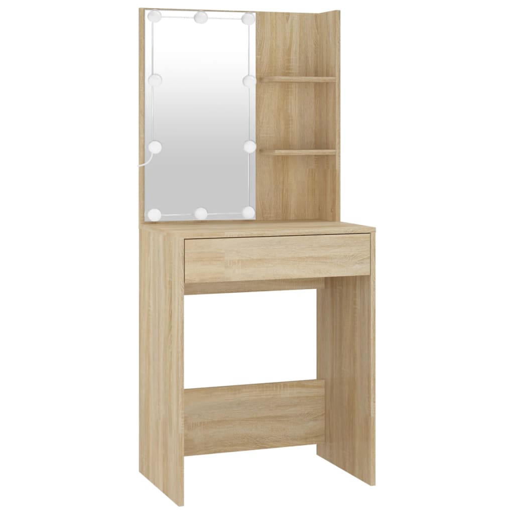 Toeletta Led Con Armadietto In Legno Multistrato