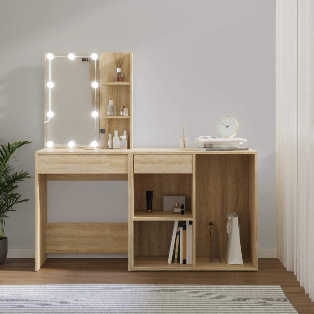 Toeletta Led Con Armadietto In Legno Multistrato
