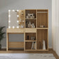 Toeletta Con Led E Armadietti In Legno Multistrato