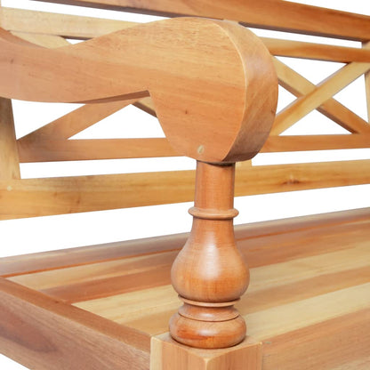 Panca Batavia In Legno Massello Di Mogano