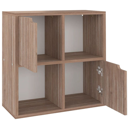 Libreria Grigio Rovere Sonoma 60X27,5X59,5Cm Legno Multistrato