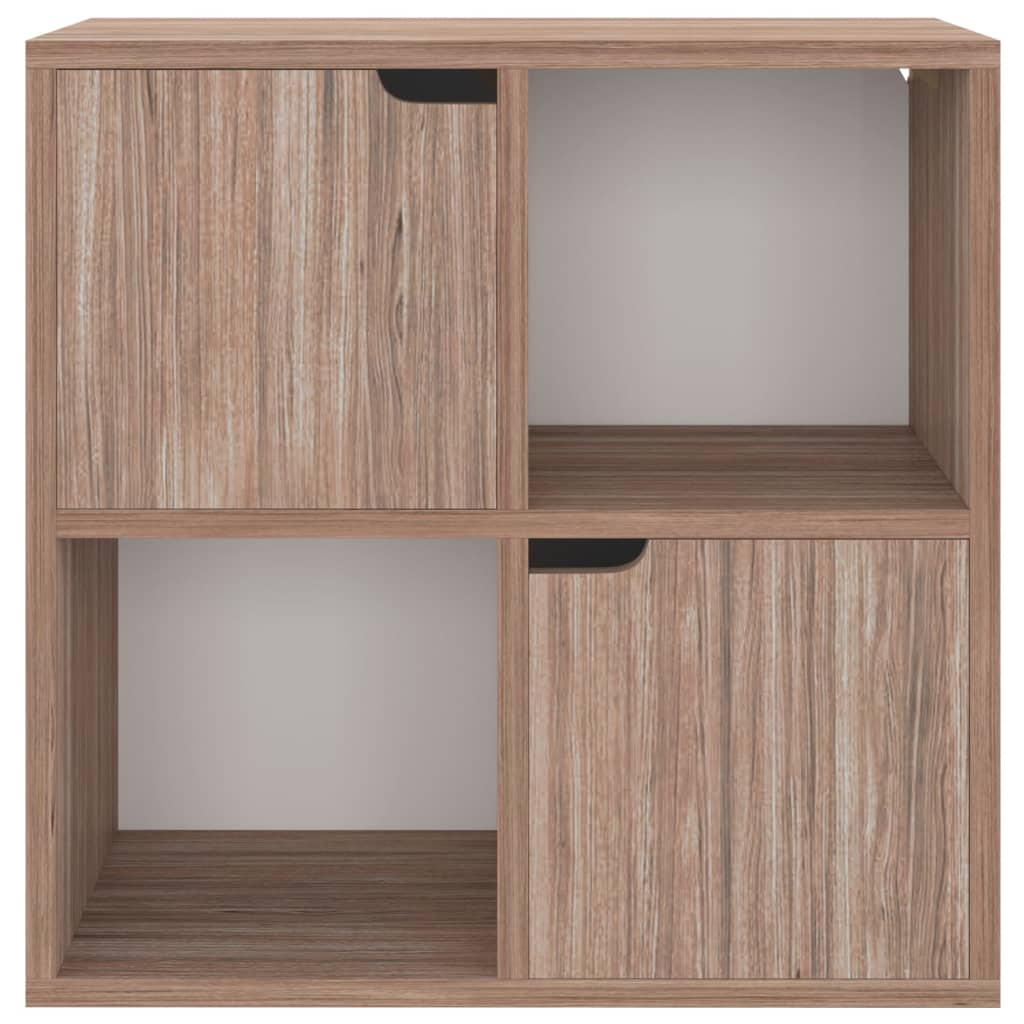 Libreria Grigio Rovere Sonoma 60X27,5X59,5Cm Legno Multistrato