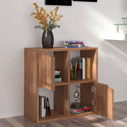 Libreria Grigio Rovere Sonoma 60X27,5X59,5Cm Legno Multistrato