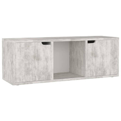 Mobile Porta Tv Cemento 88,5X27,5X30,5 Cm In Legno Multistrato