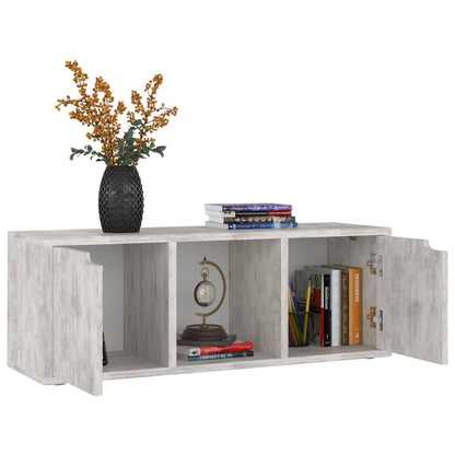 Mobile Porta Tv Cemento 88,5X27,5X30,5 Cm In Legno Multistrato