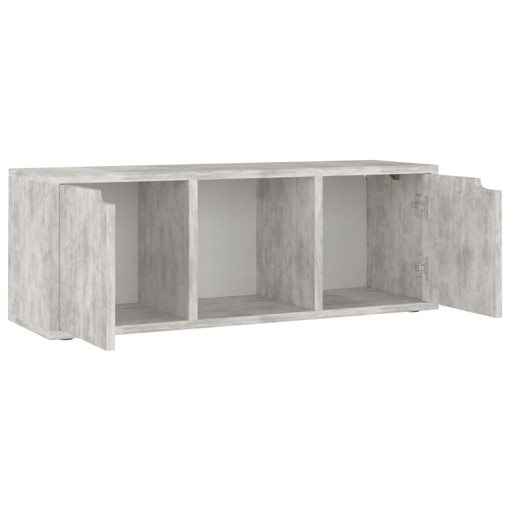 Mobile Porta Tv Cemento 88,5X27,5X30,5 Cm In Legno Multistrato
