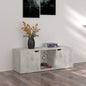 Mobile Porta Tv Cemento 88,5X27,5X30,5 Cm In Legno Multistrato