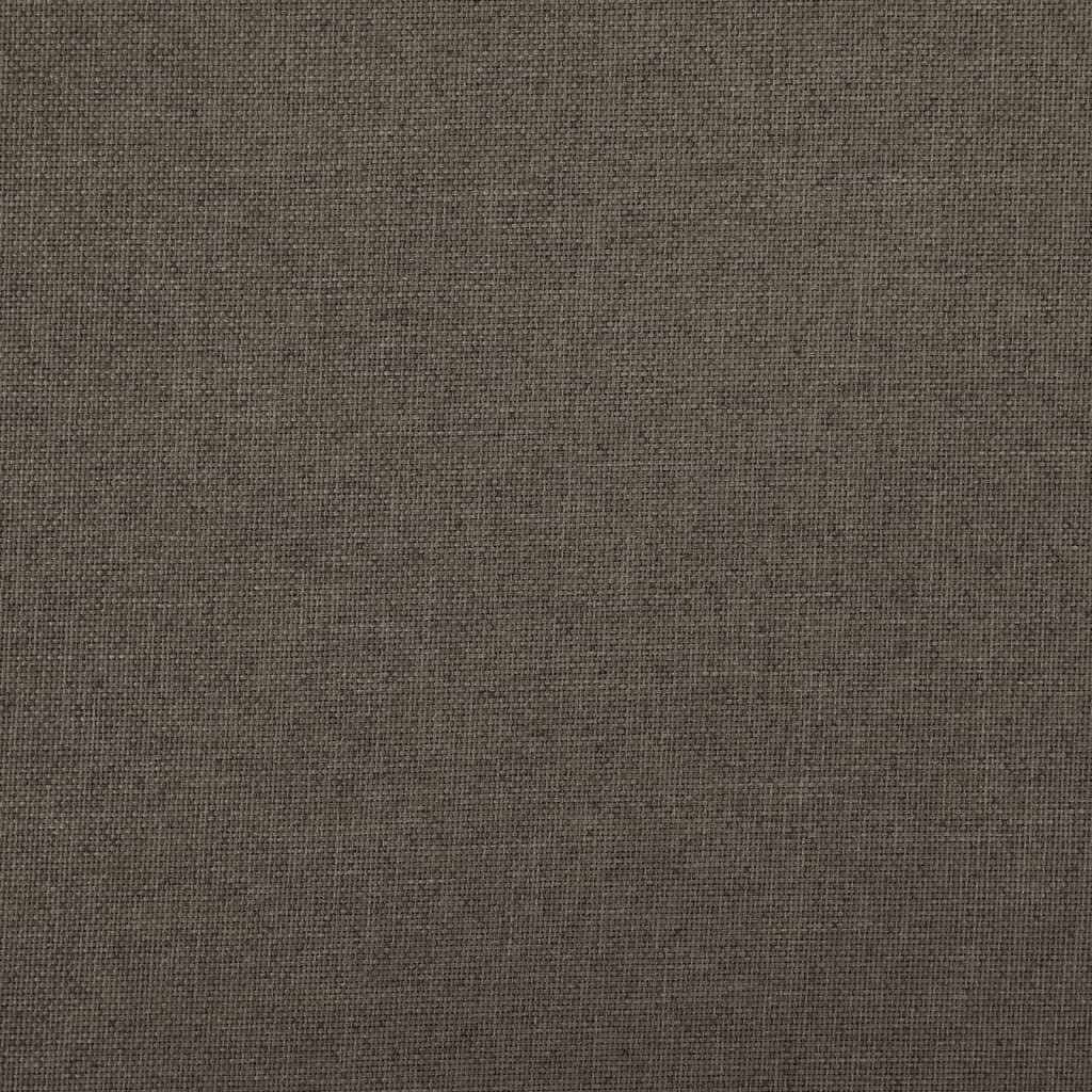 Cassapanca Pieghevole Marrone 76X38X38 Cm In Simil Lino