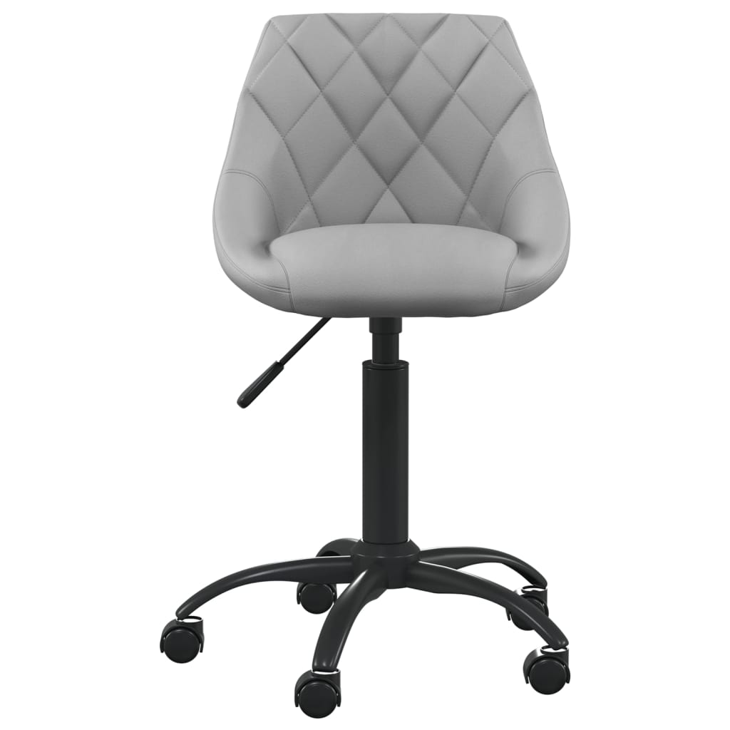 Sedia Da Ufficio Nera In Velluto