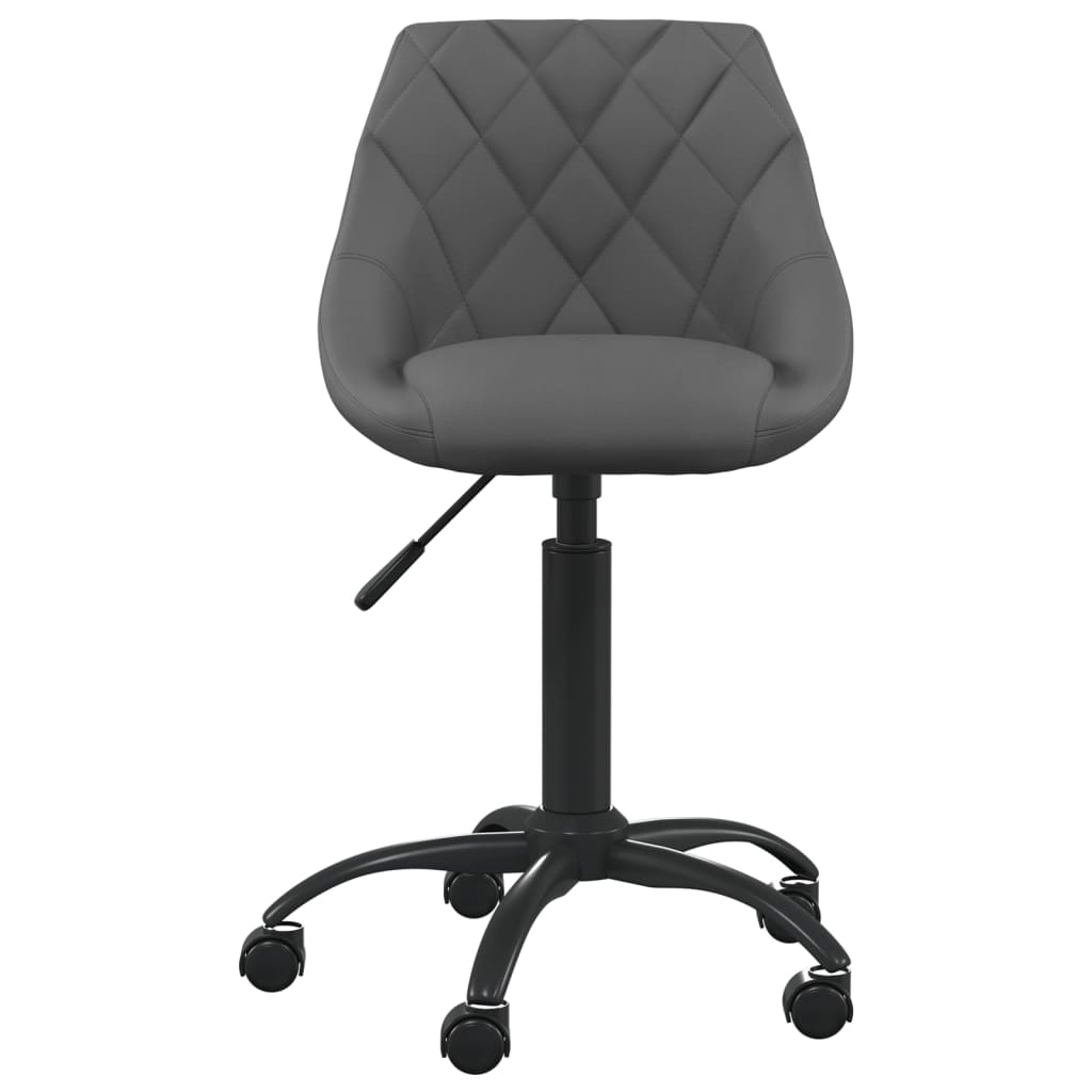 Sedia Da Ufficio Nera In Velluto
