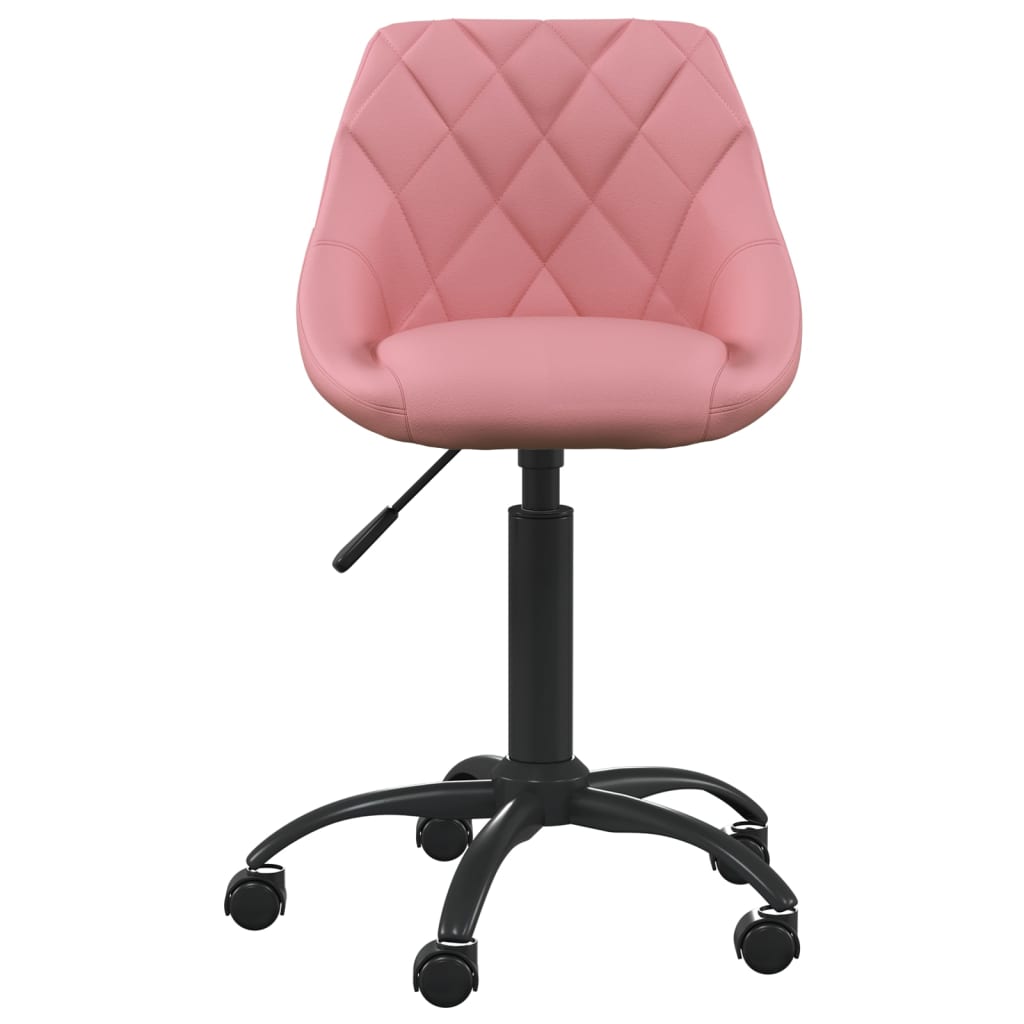 Sedia Da Ufficio Nera In Velluto