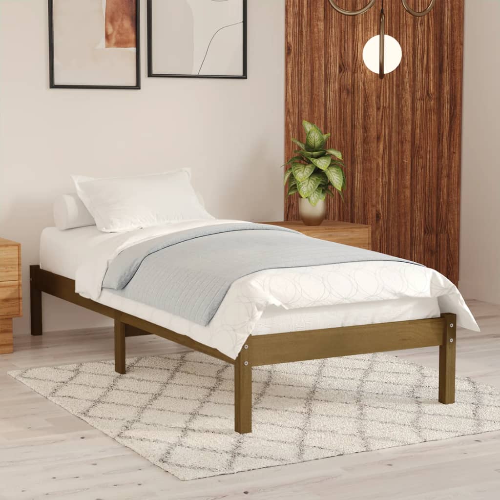 Letto Extra Lungo Senza Materasso In Legno Di Pino