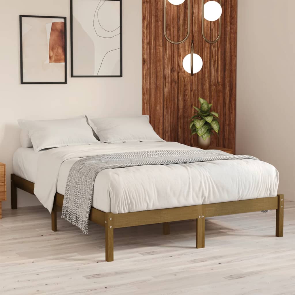 Letto Extra Lungo Senza Materasso In Legno Di Pino