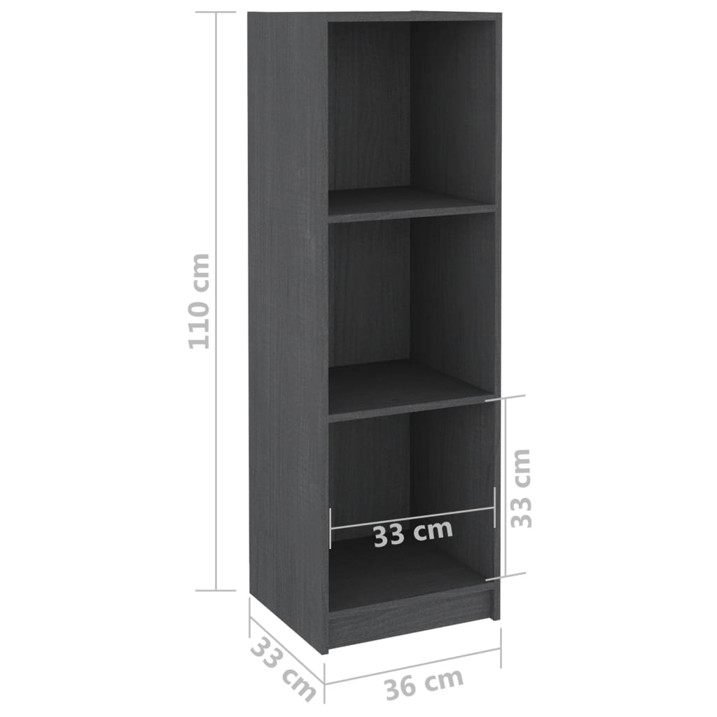 Libreria/Divisorio 36X33X110 Cm Legno Massello Di Pino