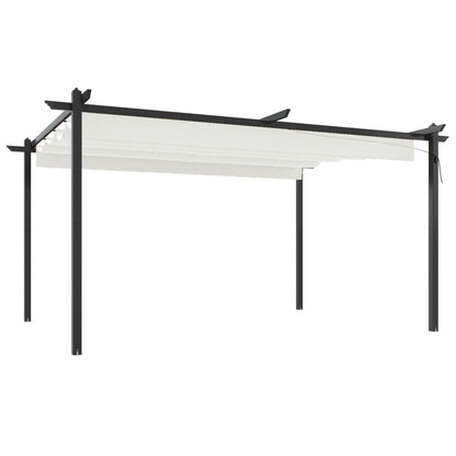 Pergola Da Giardino Con Tetto Retrattile 4X3 M