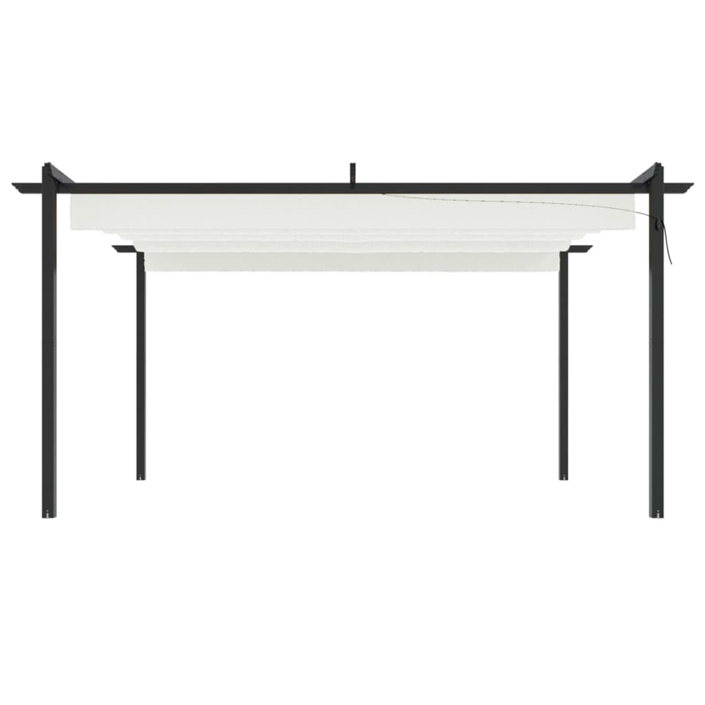 Pergola Da Giardino Con Tetto Retrattile 4X3 M