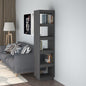 Libreria/Divisorio 80X35X In Massello Di Pino Grigio