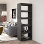 Libreria/Divisorio 80X35X In Massello Di Pino Grigio
