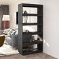 Libreria/Divisorio 80X35X In Massello Di Pino Grigio