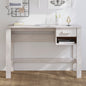 Scrivania Hamar 110X40X75 Cm In Legno Di Pino