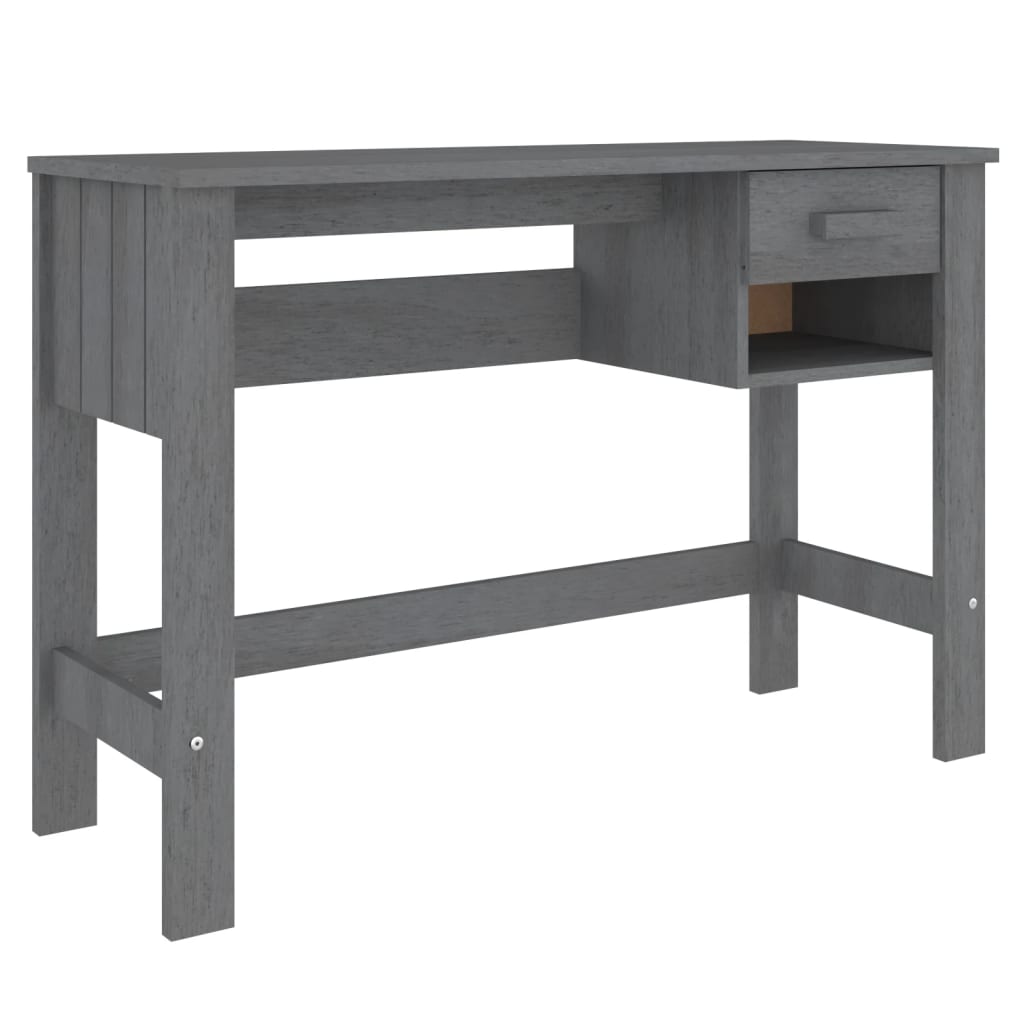 Scrivania Hamar 110X40X75 Cm In Legno Di Pino