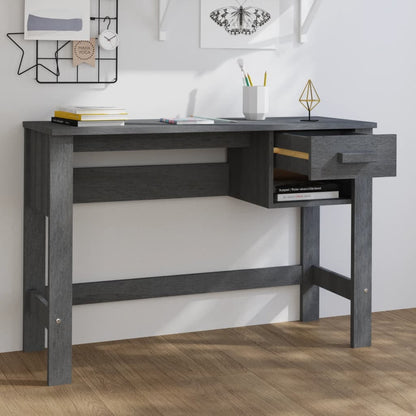 Scrivania Hamar 110X40X75 Cm In Legno Di Pino