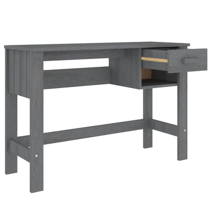 Scrivania Hamar 110X40X75 Cm In Legno Di Pino