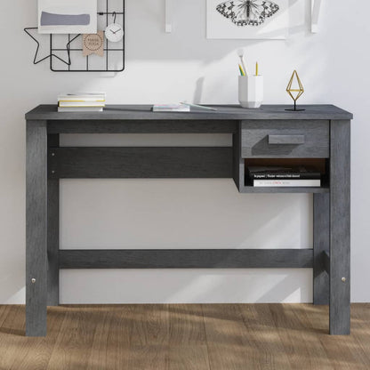 Scrivania Hamar 110X40X75 Cm In Legno Di Pino