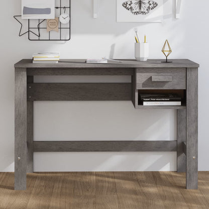 Scrivania Hamar 110X40X75 Cm In Legno Di Pino