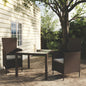 Set Mobili Da Pranzo Da Giardino 9Pz E Cuscini Polyrattan