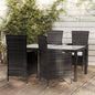 Set Mobili Da Pranzo Da Giardino 9Pz E Cuscini Polyrattan