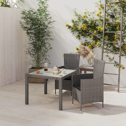 Set Mobili Da Pranzo Da Giardino 9Pz E Cuscini Polyrattan